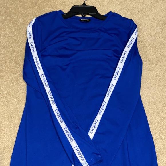 Bebe Blue Dress - Picture 3 of 4